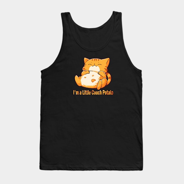 I'm a little couch potato cat Tank Top by Myanko